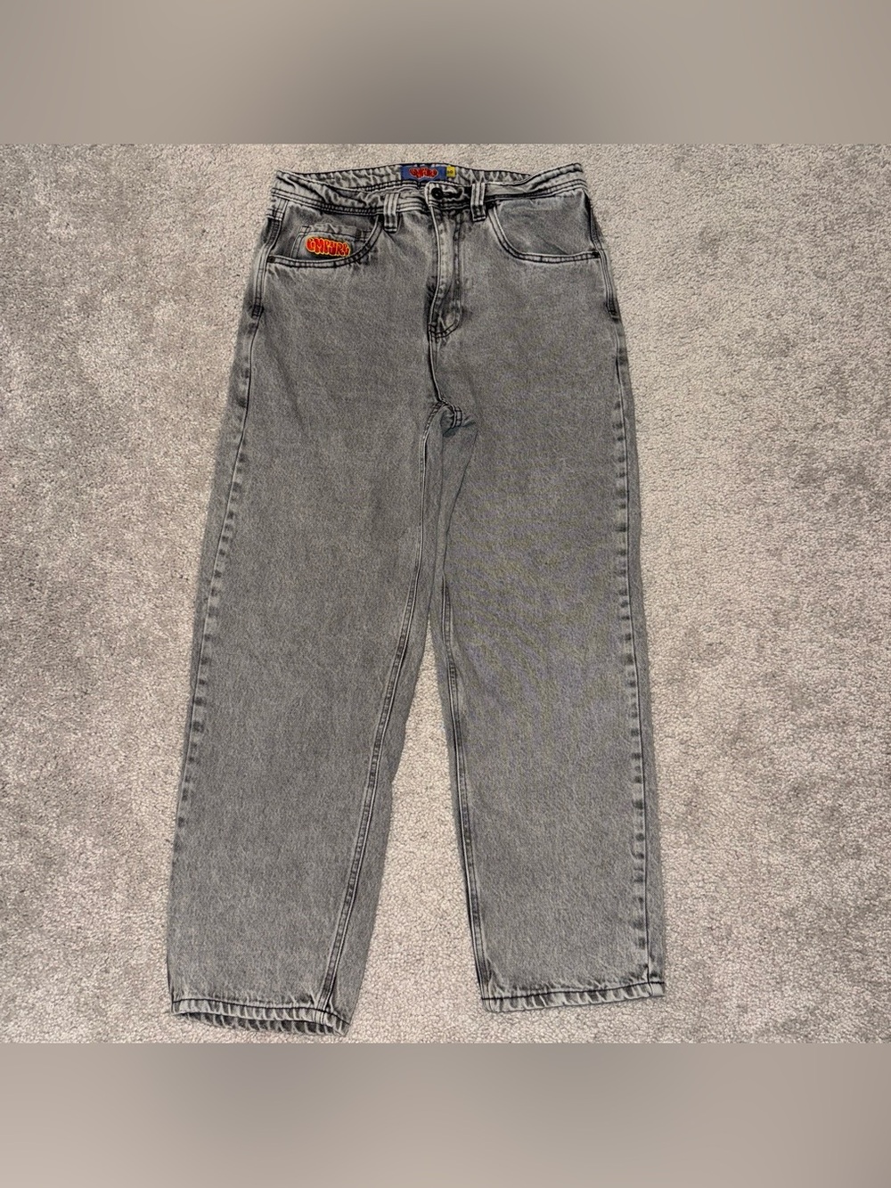 Empyre Women's Gray Washed Boyfriend Jeans